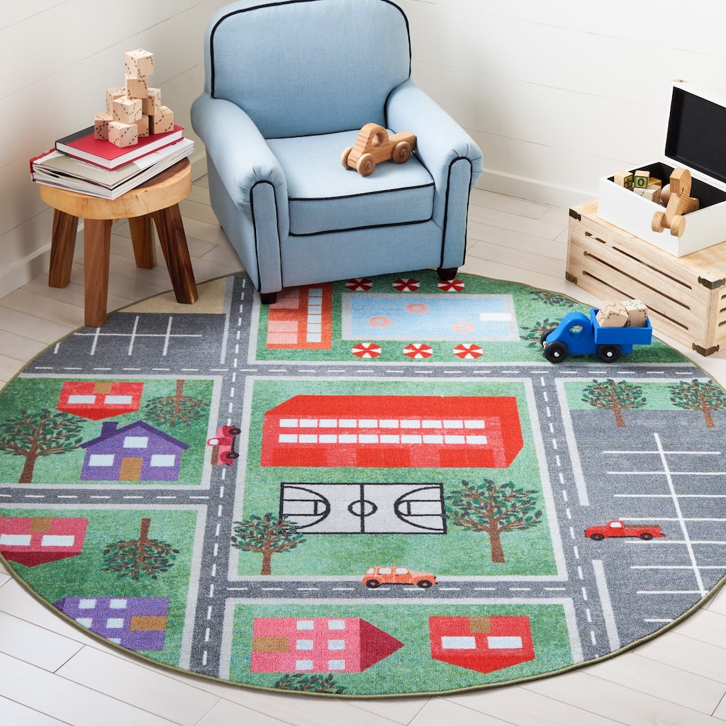 SAFAVIEH Journey Machine Washable Slip Resistant Kristina Tribal Rug