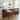 Atia Dark Brown Rubberwood Stool with Low Back Seat (Set of 2)