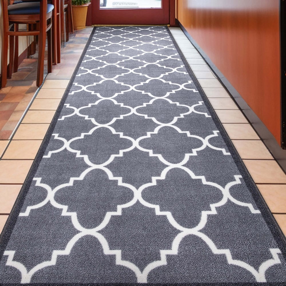 Custom Size Runner Kings Court Brooklyn Trellis Washable Stair Rug