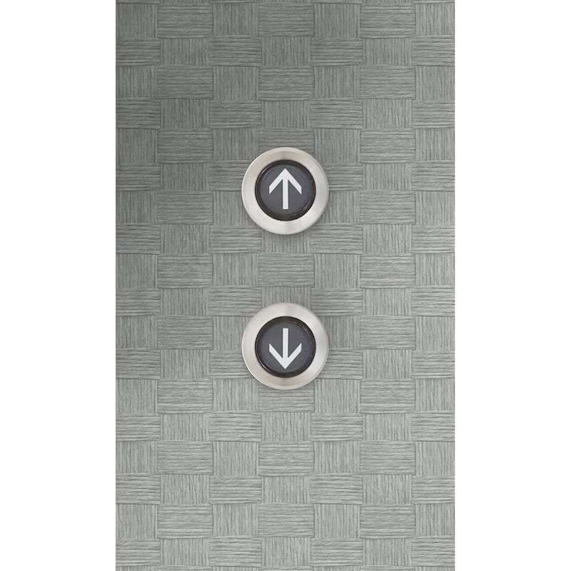 Seabrook Designs Seagrass Weave Embossed Vinyl Unpasted Wallpaper - 27 in. W x 27 ft. L - Cove Gray