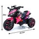 preview thumbnail 60 of 58, 12V Kids Electric Ride-On Motorcycle with Manual Throttle, LED Wheel Lights, Bluetooth Music- Battery Powered Motorbike