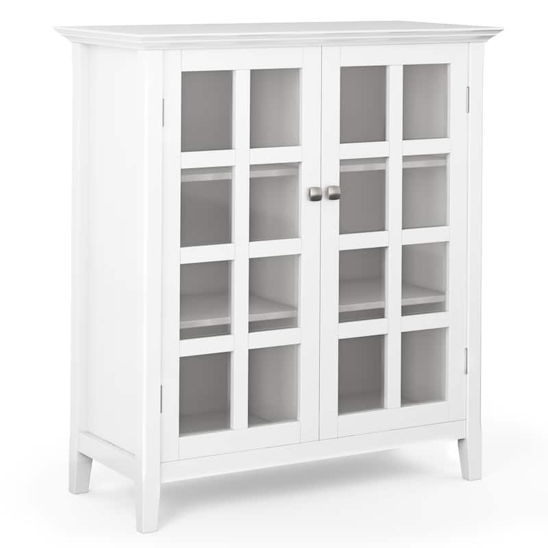 WYNDENHALL Normandy 39-in. Solid Wood Storage Cabinet - 39"w x 17"d x 42.2"h