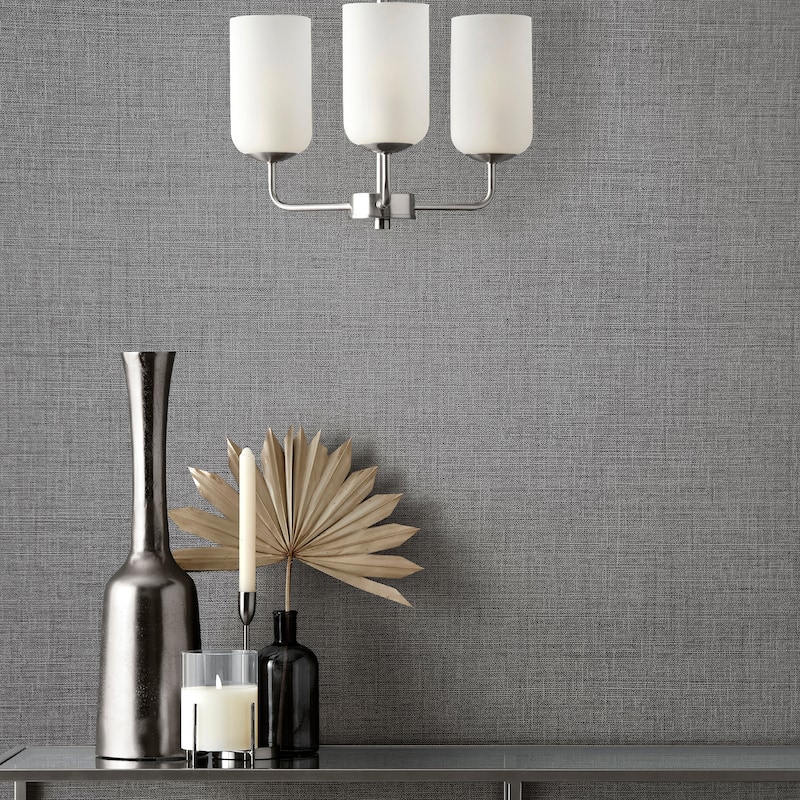 Fine Decor Weber Dark Grey Texture Wallpaper