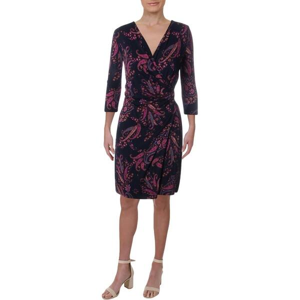 Shop Tommy Bahama Womens Paisley Daze Casual Dress Faux Wrap