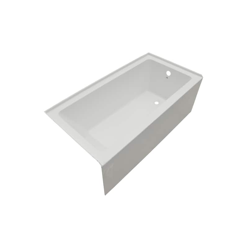 Vanity Art Alcove Soaking Acrylic Bathtub