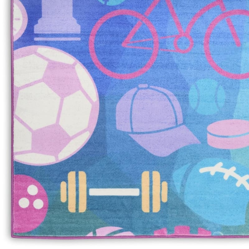 HomeRoots Juvenile/Youth Casual Rectangle Area Rug