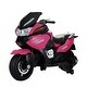 preview thumbnail 10 of 13, Safe 12V Electric Motorcycle for Young Riders with Multimedia Features Pink