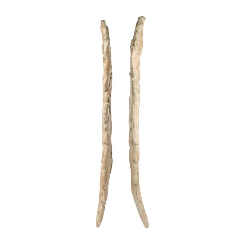 41" Blonde Yellow Realistically Detailed Wings Shaped Wall Art