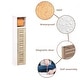 preview thumbnail 31 of 41, Toilet Paper Storage Cabinet with Dispenser Toilet Organizer - 7.2'L x 7.2"W x 29.9"H