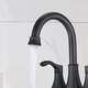 preview thumbnail 4 of 15, PROOX 4-inch Swivel Spout Centerset 3-hole Bathroom Faucet with Pop-up Drain