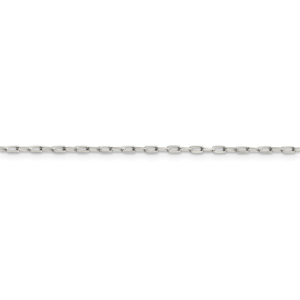 925 Sterling Silver 1.75mm Elongated Open Link Chain 925 Sterling Silver 1.75mm Elongated Open Link Chain