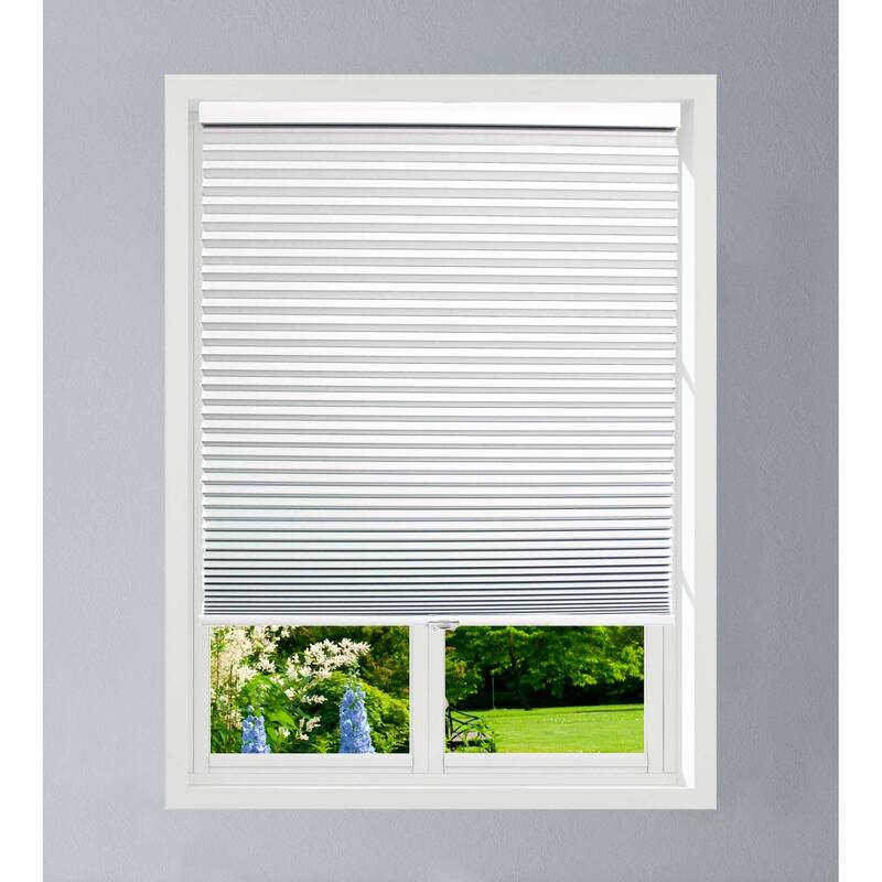 Linen Avenue Custom Cordless 70 to 71-inch Wide Crystal Blackout Cellular Window Shade