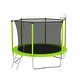 preview thumbnail 2 of 11, 10FT Trampoline with Safety Net Ladder And Basketball Hoop Perfect for Outdoor Fun