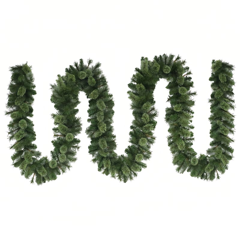 Puleo International 20' x 10" Teton Pine Artificial Christmas Garland