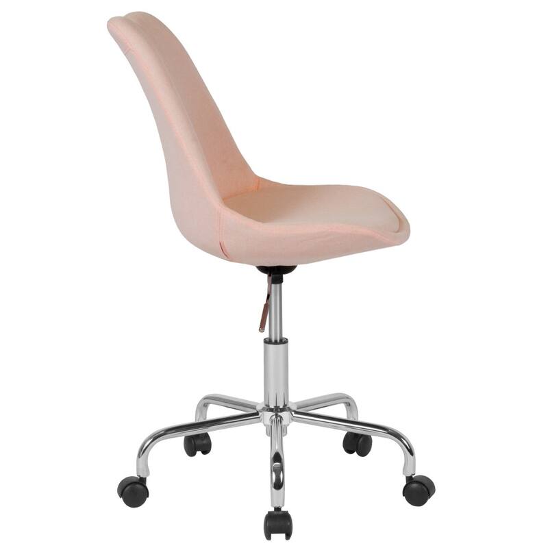 Mid-Back Fabric Task Office Chair with Pneumatic Lift