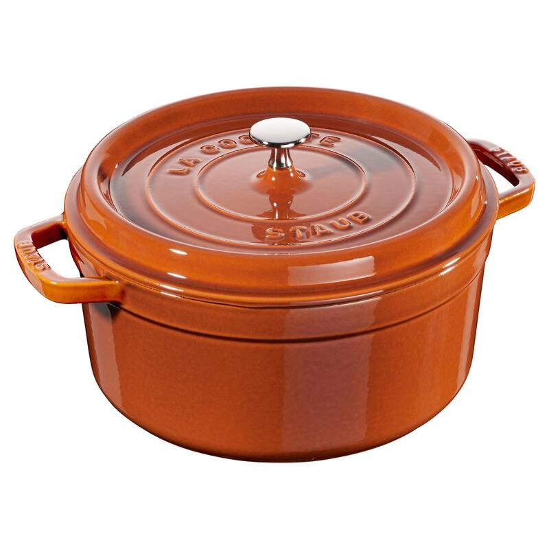 STAUB Cast Iron 5.5-qt Round Cocotte