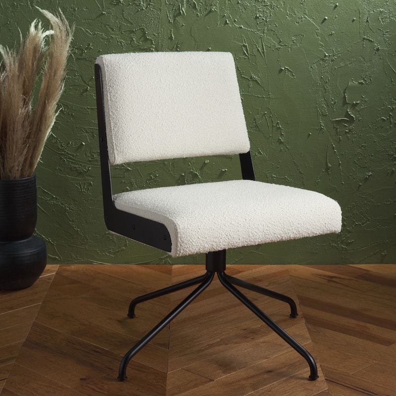 SAFAVIEH Couture Kanja Swivel Office Chair - 22Wx24Dx34H