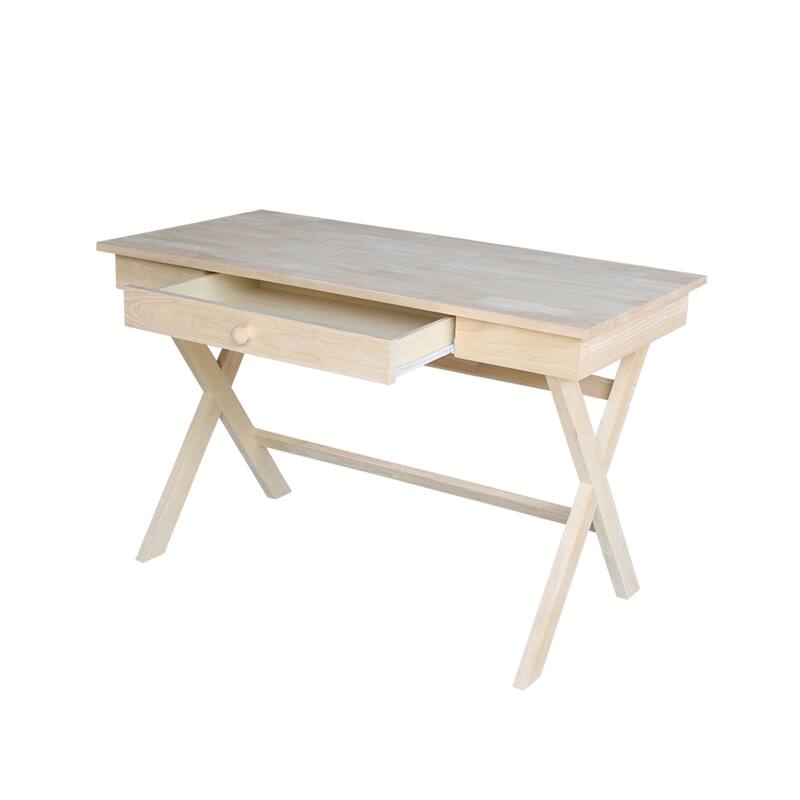 Cross Leg Solid Wood Desk