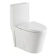 preview thumbnail 1 of 3, Fine Fixtures Dual-Flush Elongated One-Piece Toilet with High Efficiency Flush White Matte