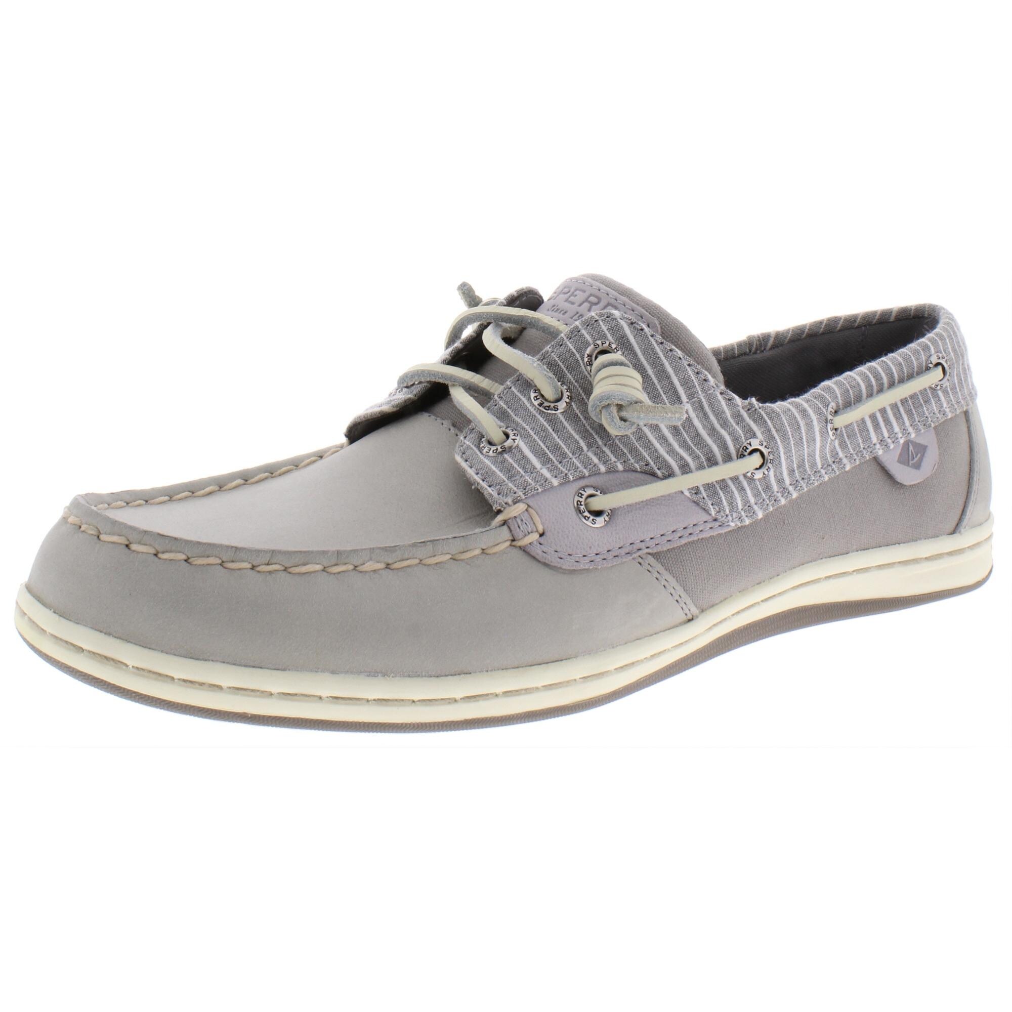 womens gray sperry shoes