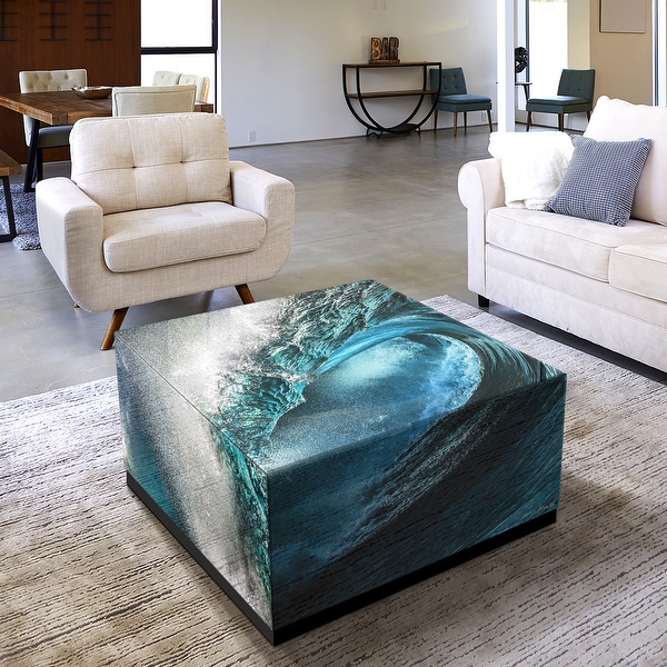 Sea glass coffee table discount