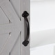 preview thumbnail 57 of 57, Kate and Laurel Cates Decorative Wood Cabinet with Sliding Barn Door - 22x28
