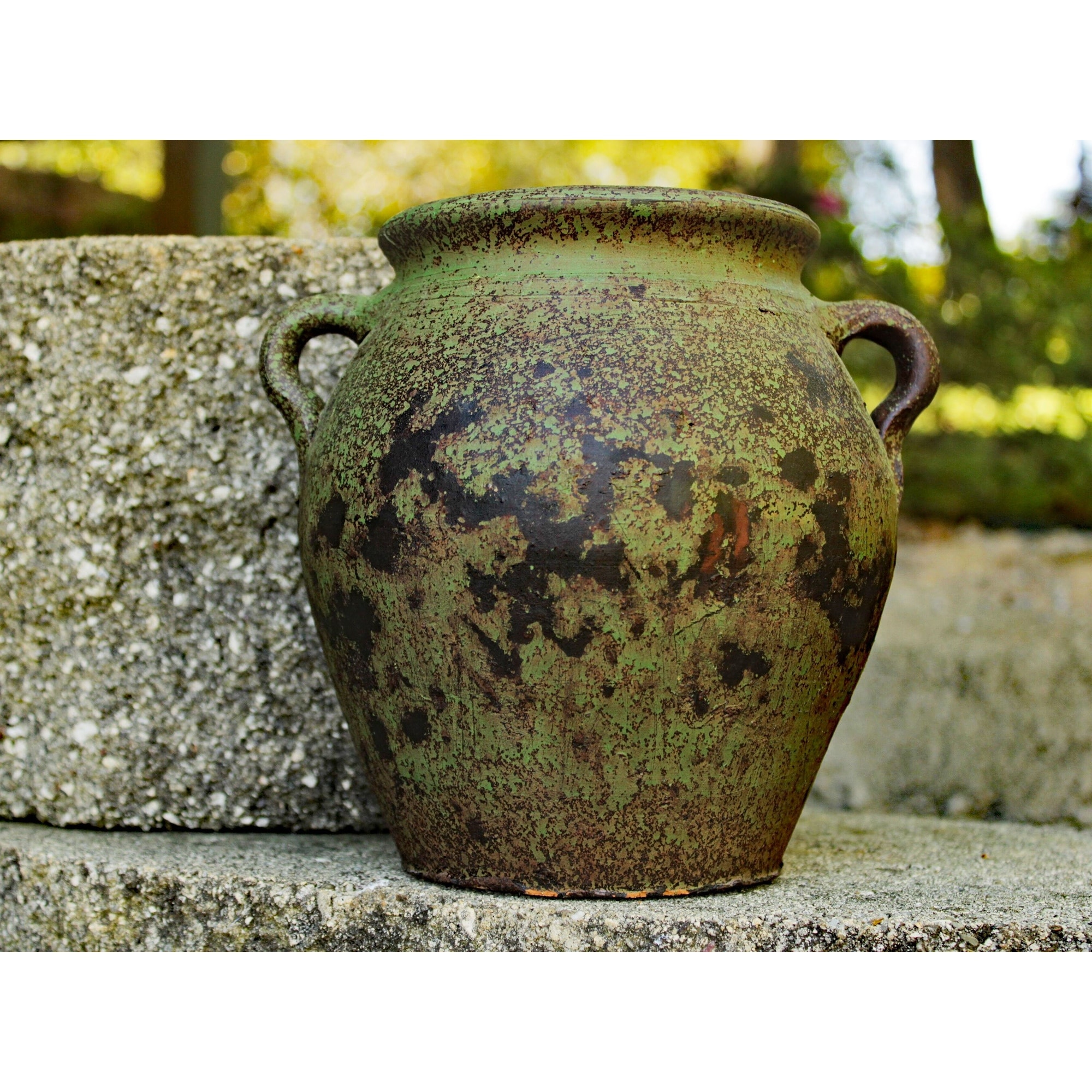 12.5-in x 10.5-in Terra Cotta Clay Planter with Drainage Holes at