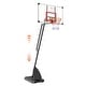 preview thumbnail 1 of 5, Basketball Hoop Basketball Hoop & Goal, Kids & Adults Basketball Set with Wheels, Stand, and Fillable Base, for Outdoor/Indoor 7.6-10 ft