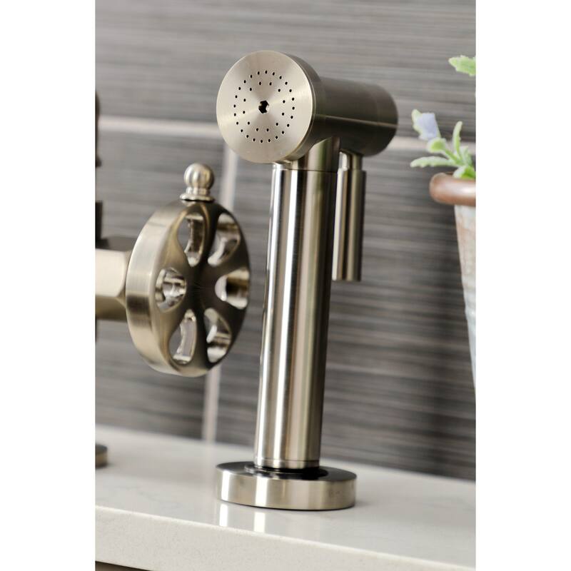 Kingston Brass Belknap Bridge Kitchen Faucet