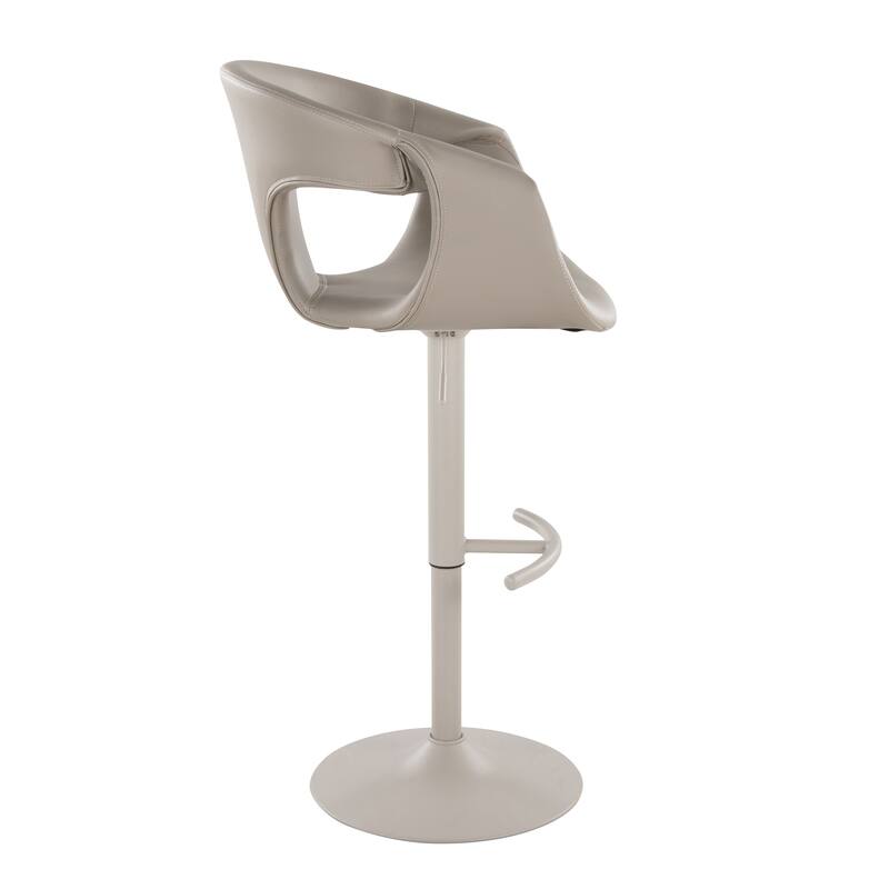 Porch & Den Saurya Adjustable Bar Stool with Rounded T Footrest (Set of 2)