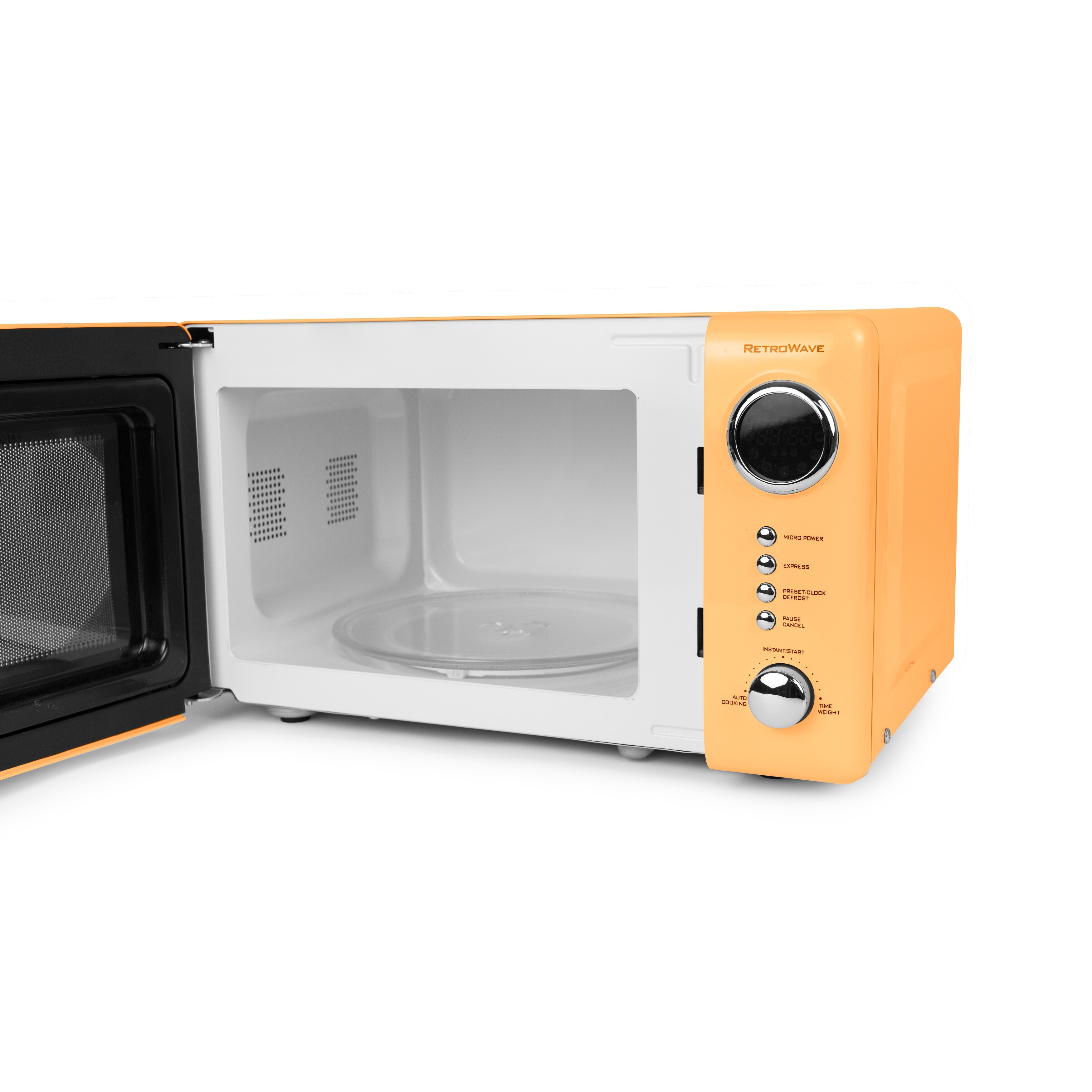 miq.*❩❤️ Nostalgia Retro 0.7 Cubic Foot 700-watt Countertop Microwave