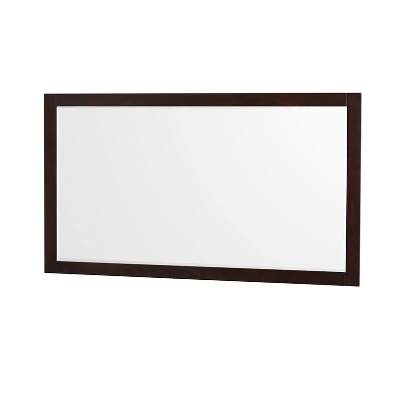 Wyndham Collection Sheffield Double Vanity Cabinet, 58-inch Mirror