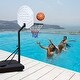 preview thumbnail 16 of 18, Portable Poolside Basketball Hoop System Basketball Hoop for Pool Height Adjustable