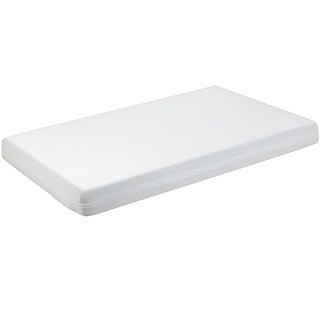 White Gel Foam Crib Mattress, Dual-Sided, Waterproof, Breathable - 24x38x3.1 inch