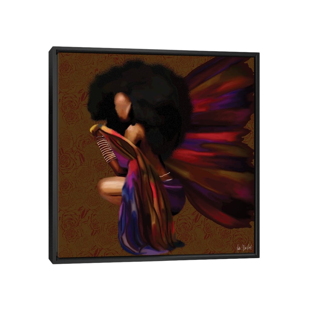iCanvas "Spread Your Wings" by Faith with an E Framed Canvas Print