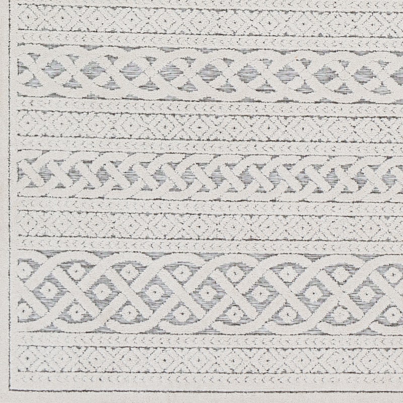 Gaines Indoor/ Outdoor Geometric Stripe Area Rug