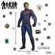 preview thumbnail 1 of 4, GOTG 3 Star-Lord Quill Giant Peel and Stick Wall Decals by RoomMates