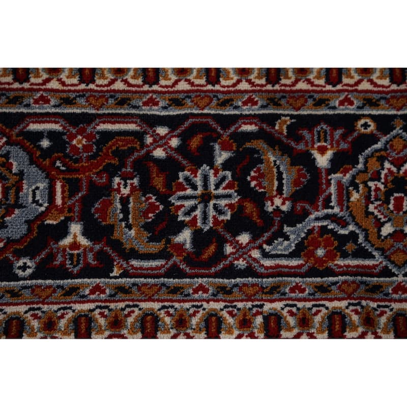 Geometric Red Tabriz Turkish Area Rug Machine Made Carpet - 9'8"x 12'10"