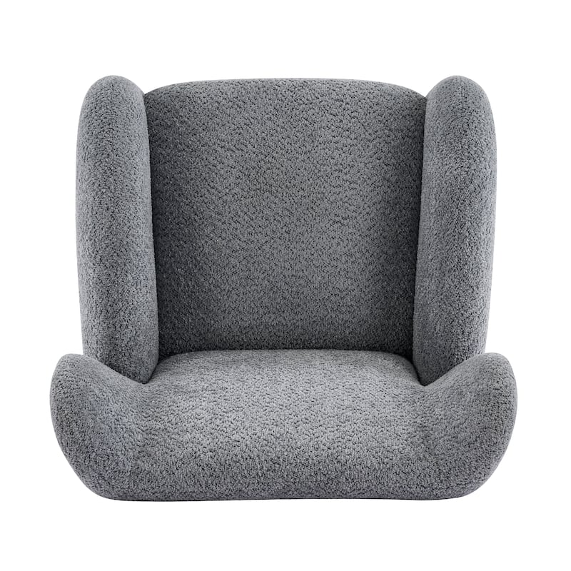 Christopher Knight Home - Wingback Modern Upholstered Club Chair with Wooden Legs
