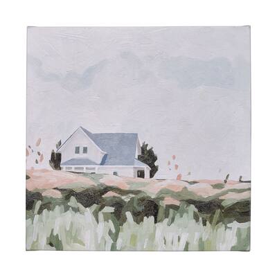 House on a Hill I (41 x 41) Canvas Art Print