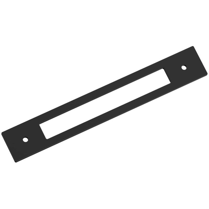 Amerock BP37784 Medora 7-5/8" Backplate for 6-5/16" Center to Center - Matte Black