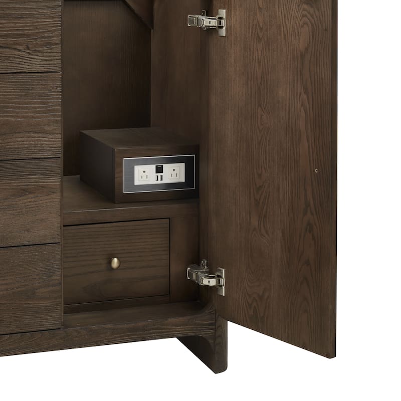 Gracyn 48" Single Vanity, Sable, w/FreePower Wireless Charger