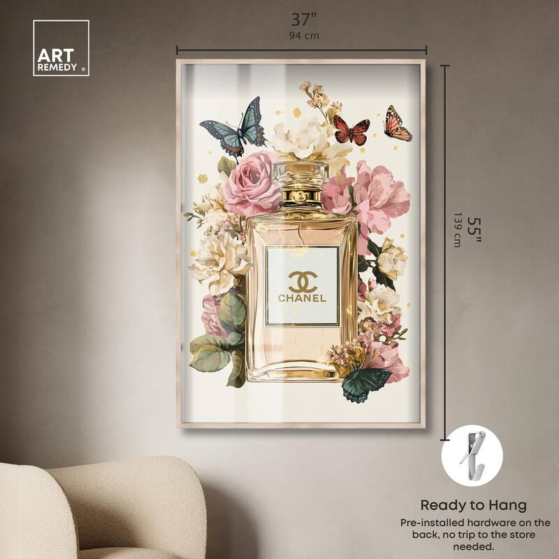 Glam Bloom Butterfly Perfume Shadowbox by Art Remedy