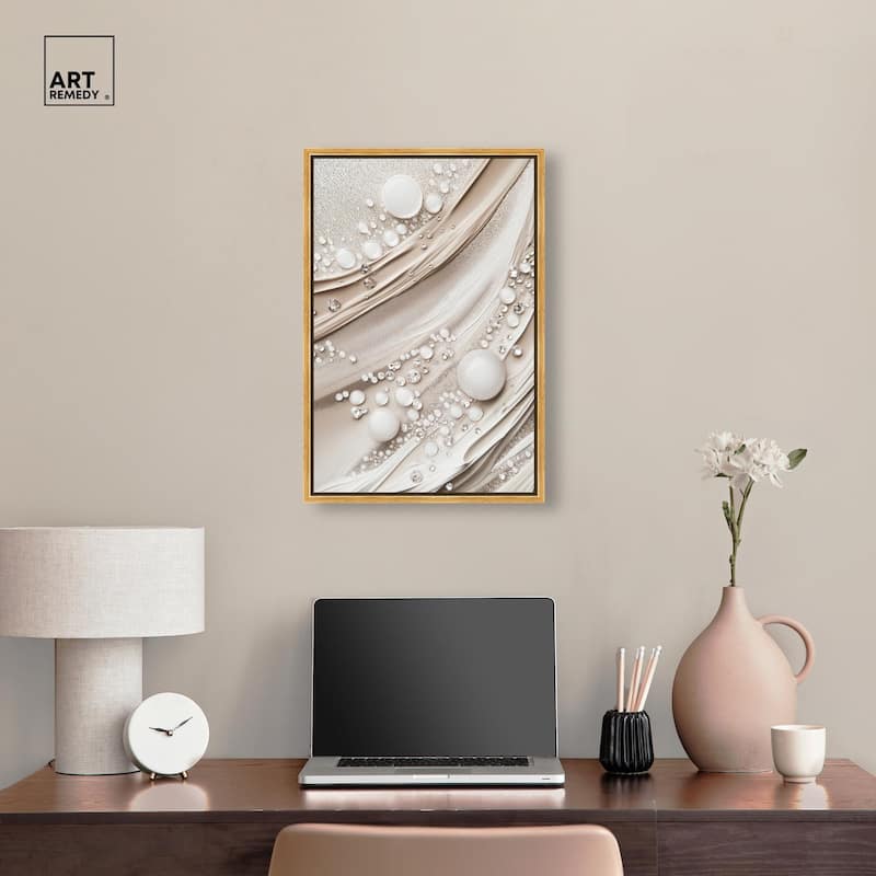 Viscous Veils IV Canvas by Art Remedy