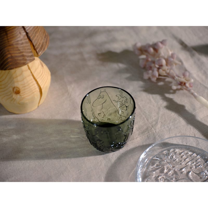 Moomin Glass Tumbler 9.5oz, Set of 2