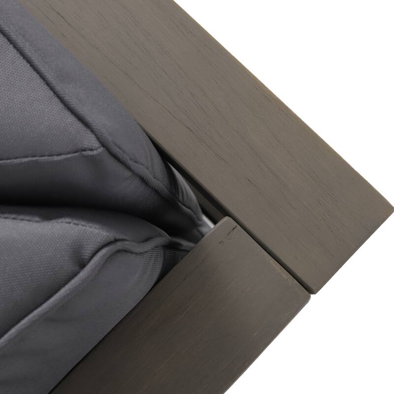 Corridor Bench Upholstered Seat Leisure Stool with Coffe Table