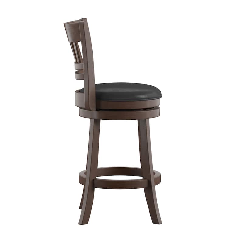 Verona Swivel High Back Counter Height Stool by iNSPIRE Q Classic