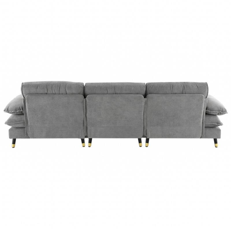 4-seater tufted sofa set