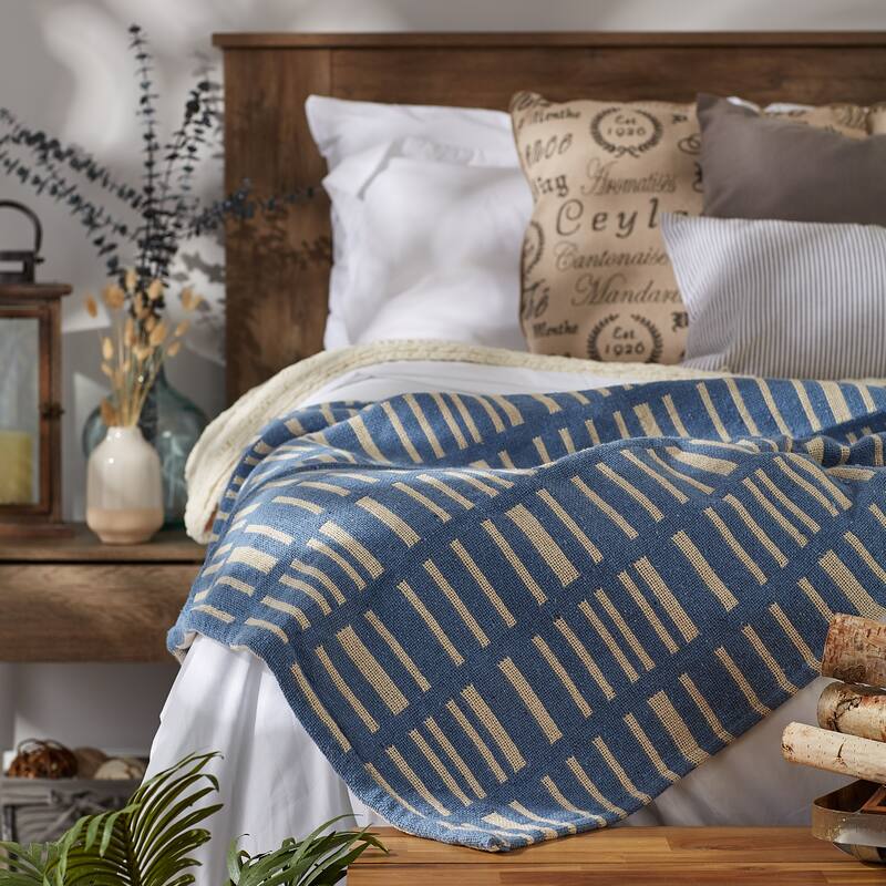 DII Dusty Lilac Urban Jacquard Throw
