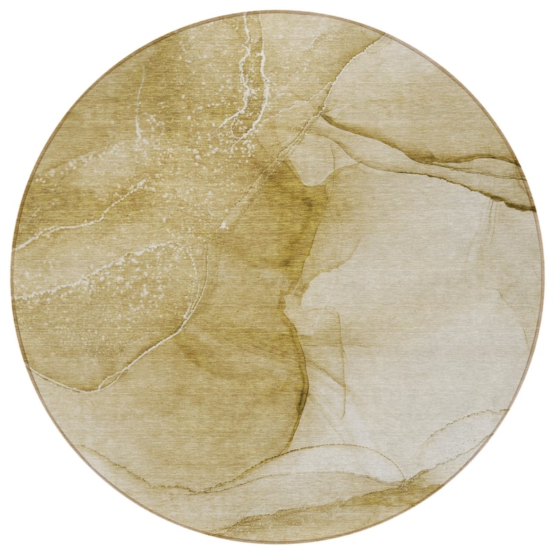 Elfi Artistic Abstract Weather Resistant Timeless Fusion Outdoor Rug